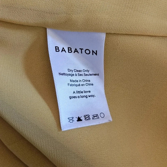 Aritzia Babaton Patricio Sundress Japanese Matte Crepe Mini Short Sleeve Dress 6 - Picture 12 of 13